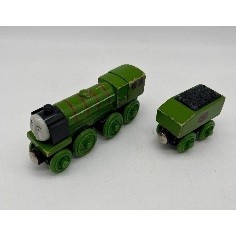 Vintage Thomas & Friends Wooden Railway Big City Engine & Tender 2002
